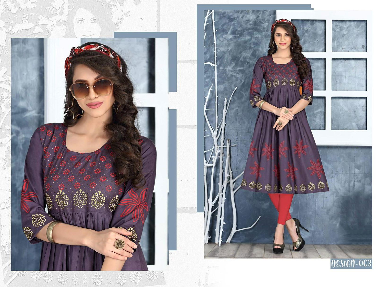 Riyya Wilson  Fancy Designer Rayon Casual Wear Kurti Collection